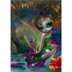 Disney Postcard - Jasmine Becket-Griffith Artist Tink