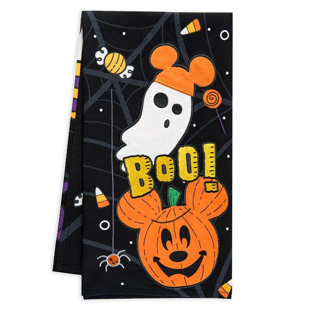 Disney Kitchen Towel - Halloween Mickey Ghost And Pumpkin 3 Disney Kitchen Towel - Halloween Mickey Ghost And Pumpkin