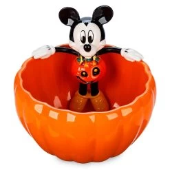 Disney Candy Bowl - Mickey Mouse In Jack-o’-Lantern