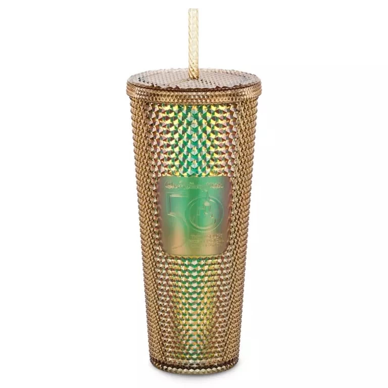 Disney Starbucks Tumbler - Walt Disney World 50th Anniversary Gold 3 Disney Starbucks Tumbler - Walt Disney World 50th Anniversary Gold