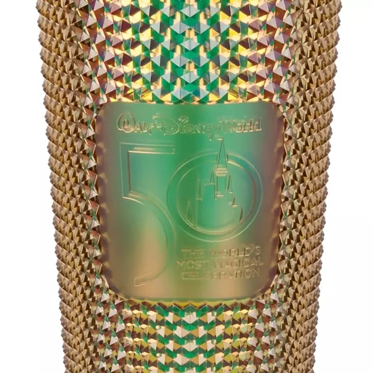 Disney Starbucks Tumbler - Walt Disney World 50th Anniversary Gold 4 Disney Starbucks Tumbler - Walt Disney World 50th Anniversary Gold - Image 2