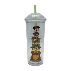 Disney Tumbler With Straw - Wilderness Lodge - Totem Pole