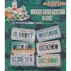 Disney Magnet Set - Old Key West License Plates