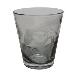 Disney Glass Tumbler - Arribas Mickey Black Swirl