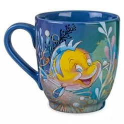 Disney Mug - The Little Mermaid - Ariel & Flounder -Cozy Corner Shop 99490202